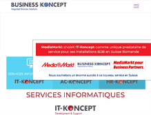 Tablet Screenshot of business-koncept.com